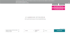 Desktop Screenshot of ladresse-yerres.com