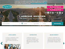 Tablet Screenshot of ladresse-yerres.com